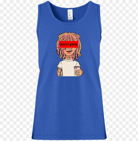lil pump gucci gang girls' tank top t-shirts - lil pump tshirt brand new sizes availabl PNG images with no attribution
