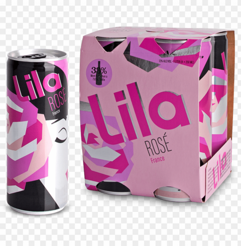 lila wines - lila rose canned wine PNG for educational use