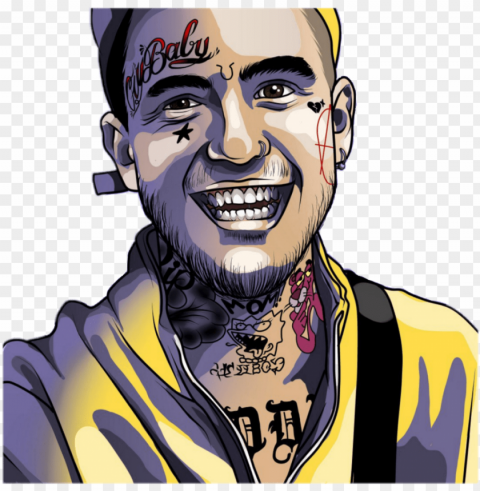 Lilpeep Sticker - Cartoo PNG Images With Alpha Transparency Layer