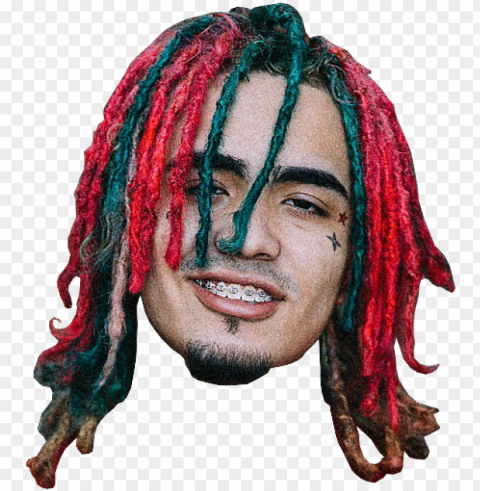 lilpump head - lil pump face no background Transparent PNG Isolated Graphic Element