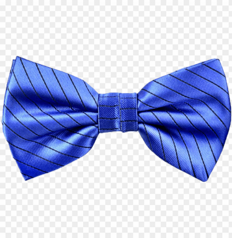 lined isaac bow tie in cobalt blue - formal wear PNG Graphic Isolated with Clarity