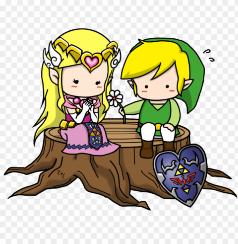 link and zelda - zelda and link PNG images with clear cutout