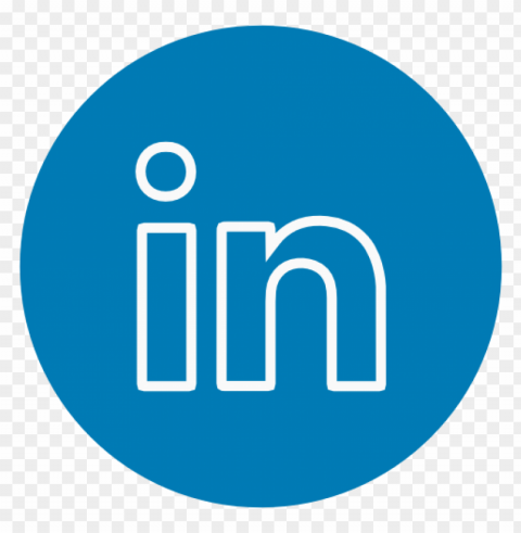 linkedin logo clear Isolated Object on Transparent Background in PNG