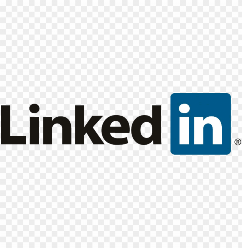 linkedin logo no background Isolated Icon on Transparent PNG