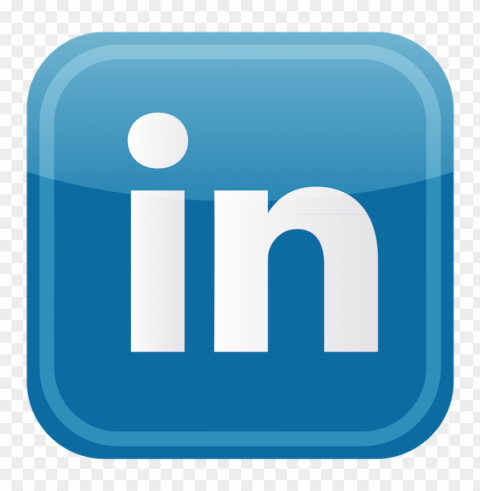 linkedin logo background photoshop Isolated Item on Clear Transparent PNG