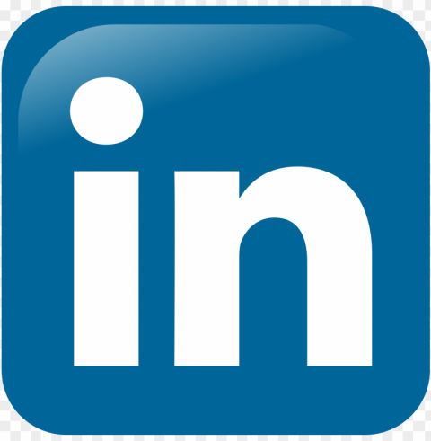 linkedin logo Isolated Icon on Transparent Background PNG