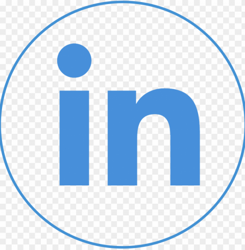 linkedin round logo PNG Image with Isolated Element
