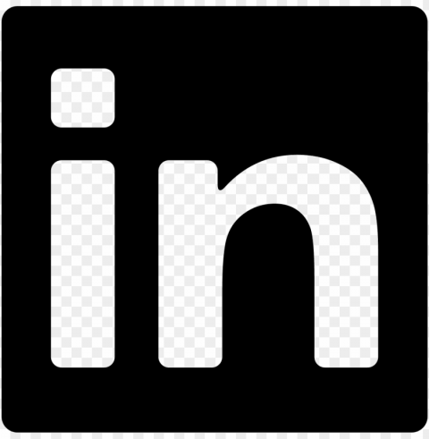 linkedin square logo comments - linkedin black Isolated Icon in Transparent PNG Format