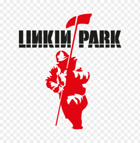 linkin park rock vector logo free Isolated Artwork on Transparent PNG