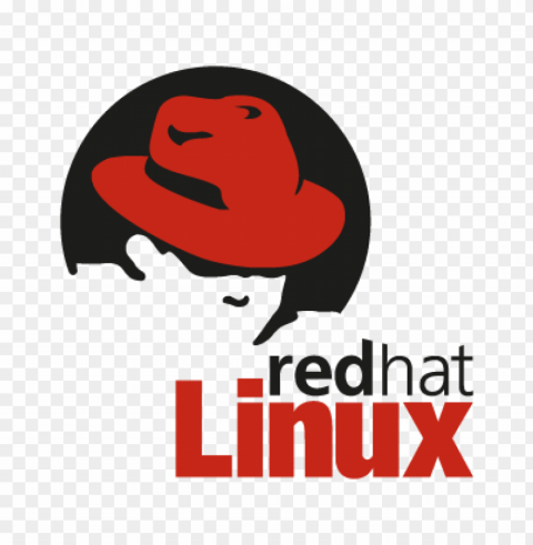 linux red hat vector logo HighQuality Transparent PNG Element