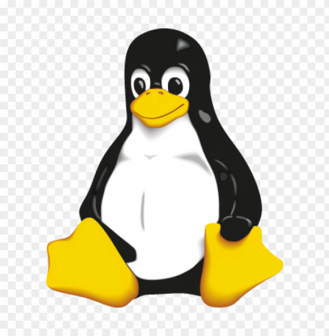 linux tux vector free download Isolated Object on Transparent Background in PNG