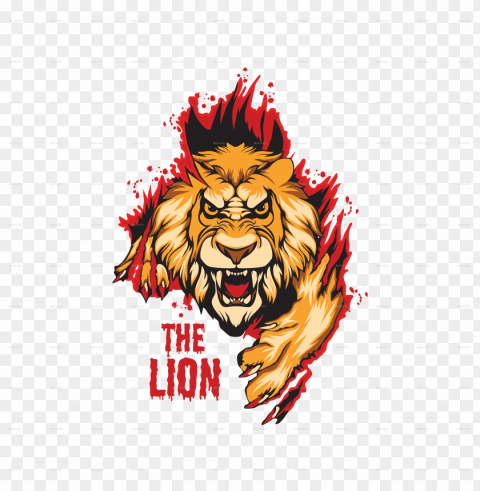 lion-01 - lion t shirt design PNG without watermark free