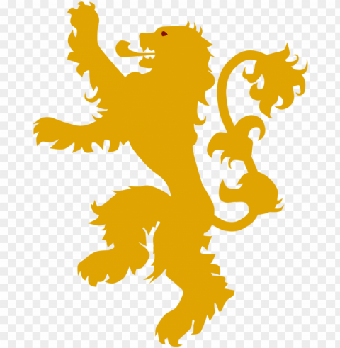 lion by imalune on deviantart - game of thrones lannister PNG Image with Transparent Cutout
