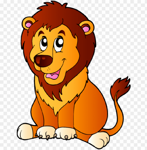 lion - cartoon pictures of lio Isolated Artwork on HighQuality Transparent PNG