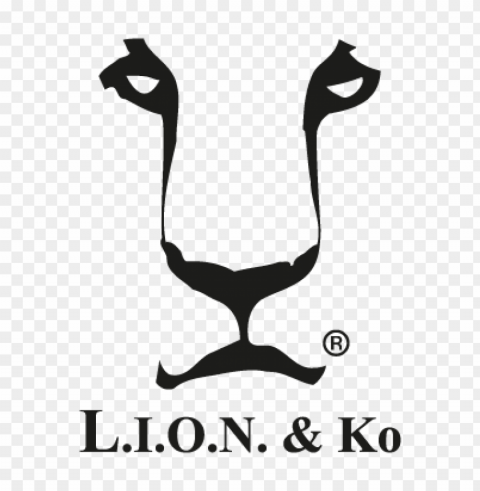 lion & ko vector logo free HighResolution Transparent PNG Isolated Element