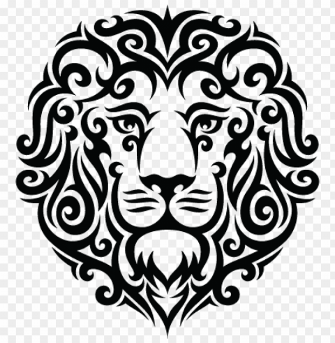 Lion Tattoo PNG Image With Isolated Element