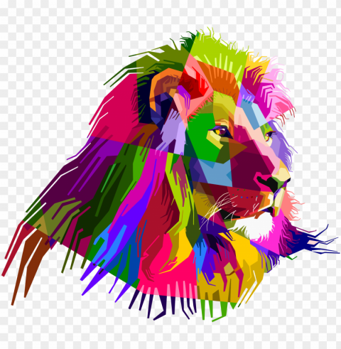 lion transparent - lion art PNG file with no watermark