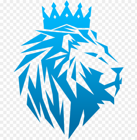 lions & legacy - blue lion PNG images with alpha background
