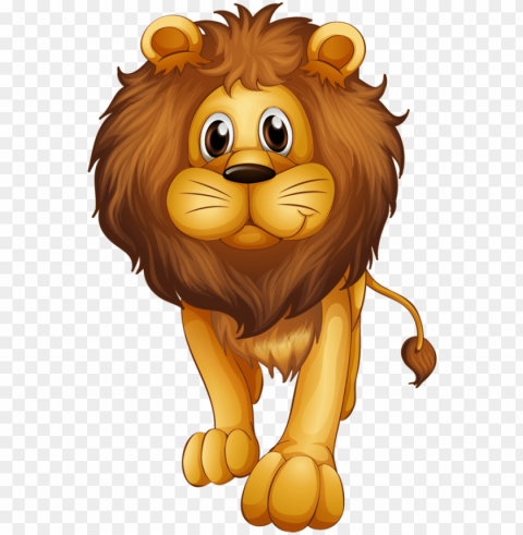 lions vector animated - clip art of lions Clear Background PNG Isolated Graphic