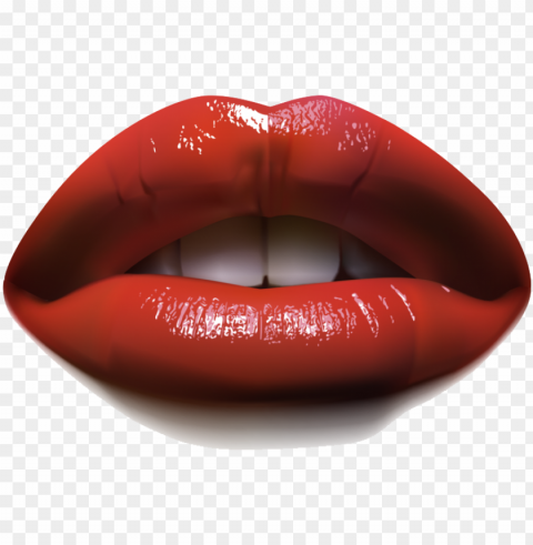 lips red color lips PNG pictures with no background required