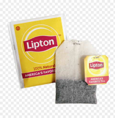 lipton tea bag Transparent Background PNG Isolated Element