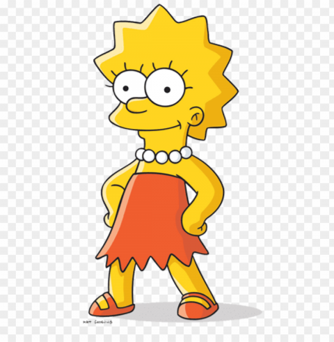lisa Transparent PNG Isolation of Item