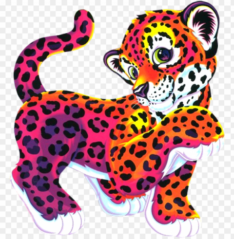 lisa frank i would only carry her school supplies when - lisa frank sticker PNG Isolated Subject on Transparent Background