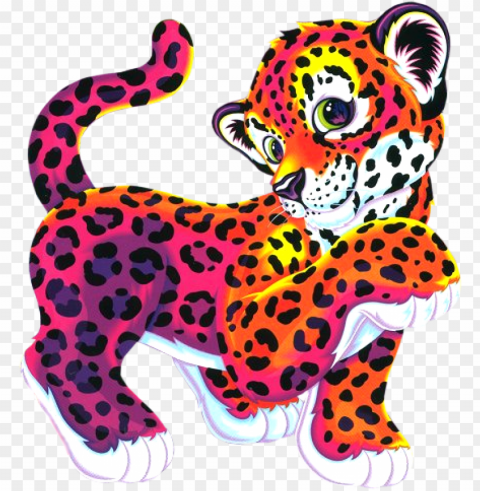 Lisa Frank I Would Only Carry Her School Supplies When - Lisa Frank Sticker PNG Isolated Subject On Transparent Background