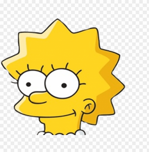 lisa simpson - lisa from the simpsons head Clear PNG graphics