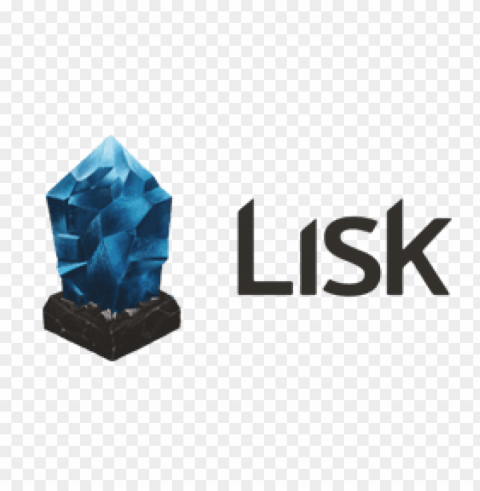 lisk full logo Isolated Item on Clear Background PNG