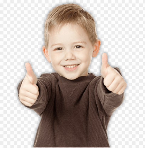 little boy giving the thumbs up - boy with thumbs u Isolated Element in Clear Transparent PNG