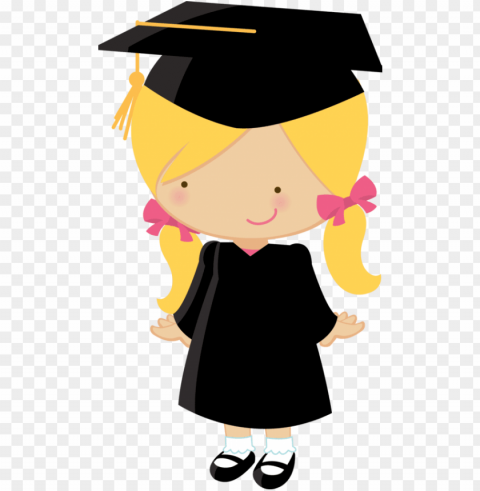 Little Graduates Minus Papeis De Parede Pinterest - Niña De Graduacio PNG Image Isolated With High Clarity