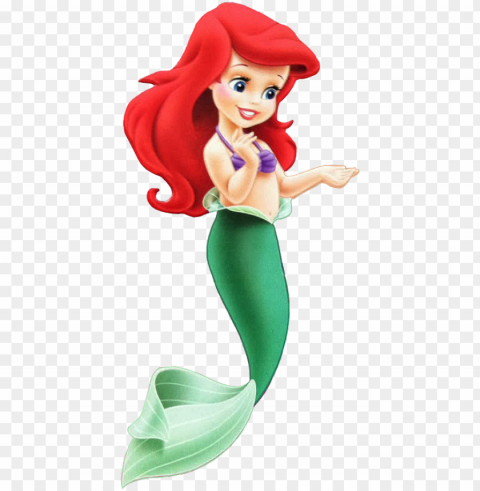 little mermaid baby ariel PNG images with no royalties