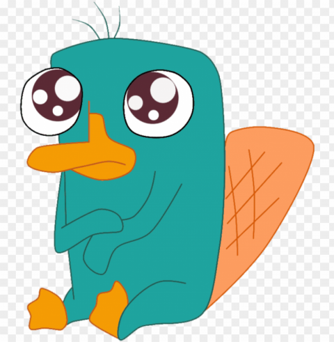 little perry pnf by mishti14 on deviantart - perry el ornitorrinco Isolated Icon with Clear Background PNG