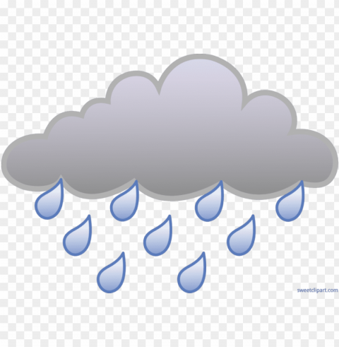 little rain cloud - rain cloud clipart Transparent PNG graphics variety