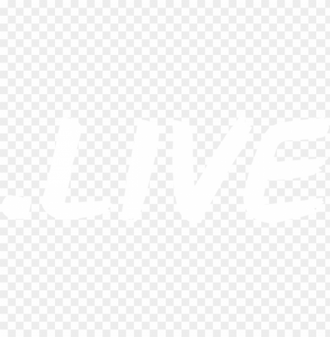 Live Logo Black Isolated Subject With Clear Transparent PNG