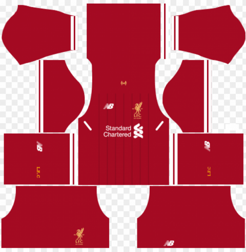 liverpool home kit dream league soccer 2017-2018 - kits dream league soccer 2018 Free PNG download no background