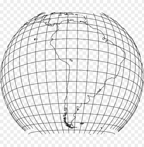 lobal earth grid south america continental world - blonde globe frank ocea Isolated Subject on HighResolution Transparent PNG