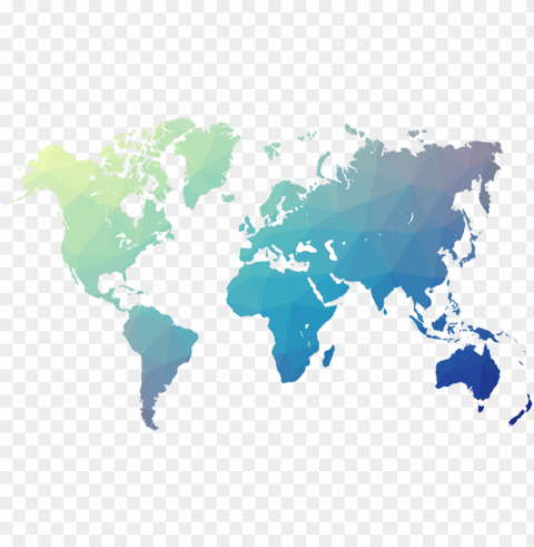 lobal reach - poly world ma Clean Background Isolated PNG Graphic Detail
