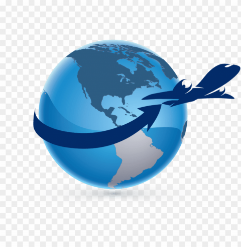 lobe - globe with plane logo PNG transparent photos extensive collection