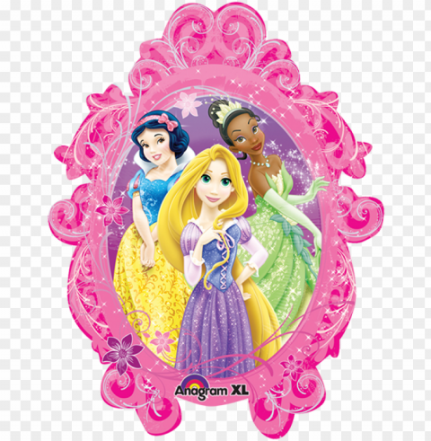 lobo princesa - disney princess foil balloo Clean Background Isolated PNG Character