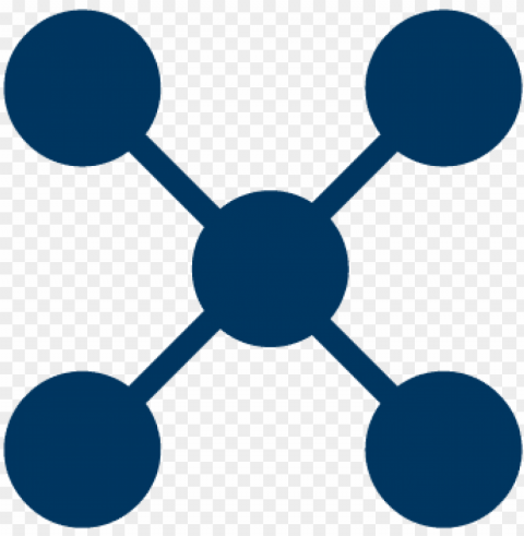 local area network icon - centralized control icon Isolated PNG Element with Clear Transparency