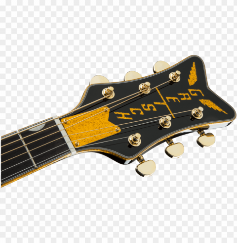 local dealers online dealers - gretsch players edition black falco Isolated Artwork on Transparent Background PNG