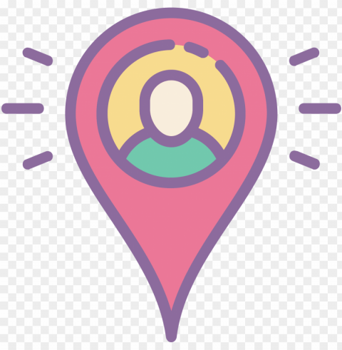 Location Clipart Location Pointer - Ubication Icon Pink PNG Transparent Elements Compilation