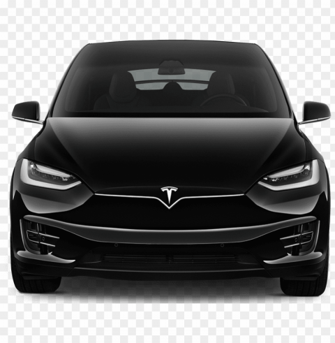 locations - tesla model x black front PNG transparent graphics for projects