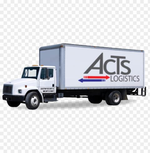 logistics truck Isolated Object on Clear Background PNG