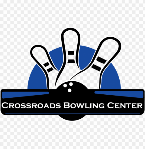 logo - crossroads bowling center Clear Background PNG with Isolation