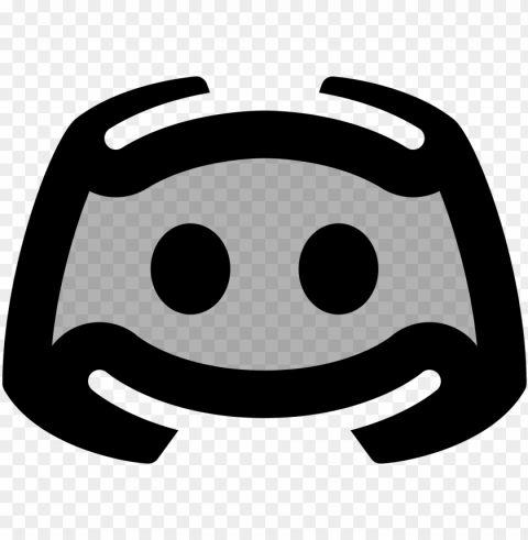 Logo Discord Icon - Black Discord Logo Free PNG