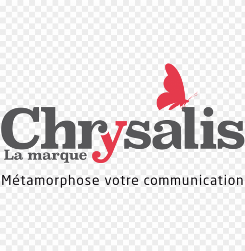 logo fond blanc chrysalis - graphic desi PNG free download transparent background