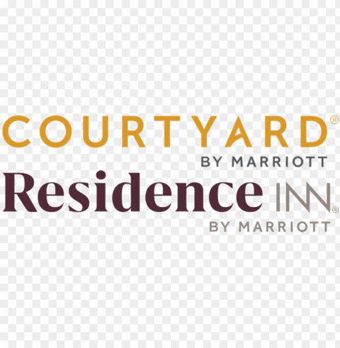 logo for courtyardresidence inn downtownconvention - marriott PNG for Photoshop
